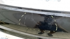 Bare rear bumper Audi A5 F5 18-19 for parking sensors, black, without plug, cracked mount, scratches