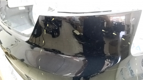 Bare rear bumper Audi A5 F5 18-19 for parking sensors, black, without plug, cracked mount, scratches