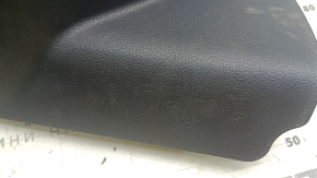 Rear left floor lining Toyota Venza 21-24 black, scratches, marker mark