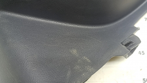 Rear left floor lining Toyota Venza 21-24 black, scratches, marker mark