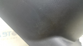 Rear left floor lining Toyota Venza 21-24 black, scratches, marker mark
