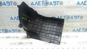Rear left floor lining Toyota Venza 21-24 black, scratches, marker mark