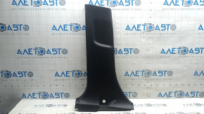 Lower left center pillar trim Toyota Venza 21-24 black, scratches