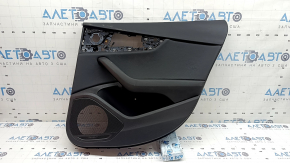 Door trim, rear right card, Audi A5 F5 18-19 5D, black, black leather insert, black leather armrest, dry cleanable, scratches