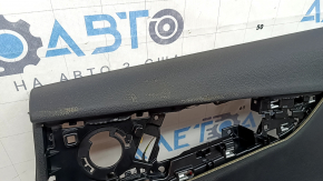 Door trim, rear right card, Audi A5 F5 18-19 5D, black, black leather insert, black leather armrest, dry cleanable, scratches
