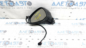 Left side mirror assembly Audi A5 F5 18-25 5D 15 pins, heated, turn signal, auto-dimming, BSM, auto-warehouse, black