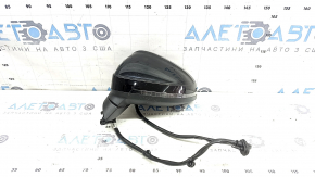 Left side mirror assembly Audi A5 F5 18-25 5D 15 pins, heated, turn signal, auto-dimming, BSM, auto-warehouse, black