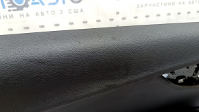 Door trim, front left card, Audi A5 F5 18-19 5D, black, black leather insert, black leather armrest, scratches, dry cleanable