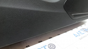 Door trim, front left card, Audi A5 F5 18-19 5D, black, black leather insert, black leather armrest, scratches, dry cleanable
