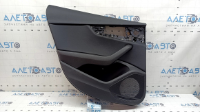 Door trim card rear left Audi A5 F5 18-19 5D black, insert black leather, armrest black leather, scratches