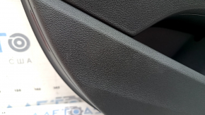Door trim card rear left Audi A5 F5 18-19 5D black, insert black leather, armrest black leather, scratches