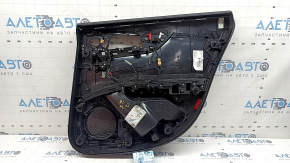 Door trim card rear left Audi A5 F5 18-19 5D black, insert black leather, armrest black leather, scratches