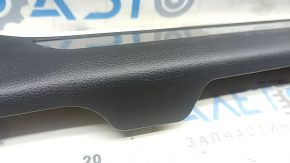 Door sill trim with illumination, front left, Toyota Venza 21-24, black, scratches