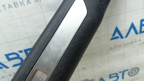Door sill trim with illumination, front left, Toyota Venza 21-24, black, scratches