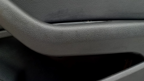 Door trim, front right card, Audi A5 F5 18-19 5D, black, black leather insert, black leather armrest, scratches, dry cleanable