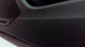 Door trim, front right card, Audi A5 F5 18-19 5D, black, black leather insert, black leather armrest, scratches, dry cleanable
