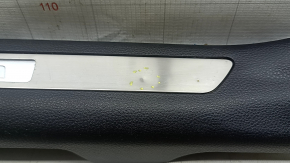 Door sill trim with illumination, front right, Toyota Venza 21-24, black, scratches, dents