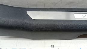 Door sill trim with illumination, front right, Toyota Venza 21-24, black, scratches, dents
