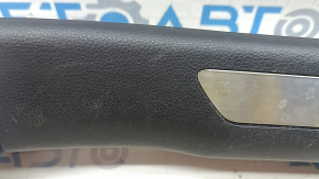 Door sill trim with illumination, front right, Toyota Venza 21-24, black, scratches, dents
