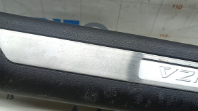 Door sill trim with illumination, front right, Toyota Venza 21-24, black, scratches, dents