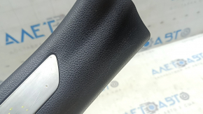 Door sill trim with illumination, front right, Toyota Venza 21-24, black, scratches, dents