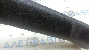 Rear left door sill trim Toyota Venza 21-24 black, scratches