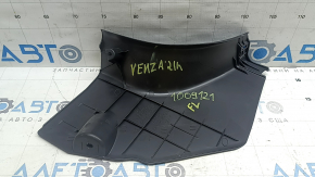 Left lower front pillar trim Toyota Venza 21-24 black, scratches