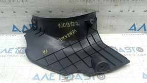 Right lower front pillar trim Toyota Venza 21-24 black, scratches