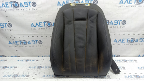 Audi A5 F5 18-19 5D driver's seat back upholstery, black leather, heated, dry-cleanable
