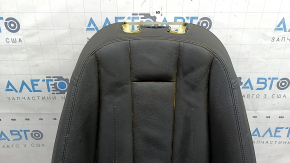 Audi A5 F5 18-19 5D driver's seat back upholstery, black leather, heated, dry-cleanable