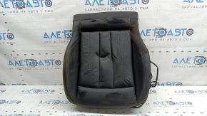 Audi A5 F5 18-19 5D passenger seat cushion upholstery, black leather, heated, dry-cleanable, dents
