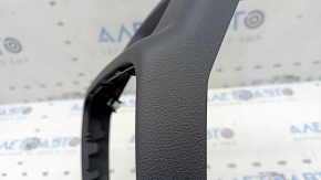 Rear center console trim for Audi A5 F5 18-25, black, with trim, scratches