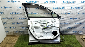 Front left door assembly Toyota Venza 21-24 white 070, keyless, dented, scratched