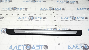 Outer front right threshold trim Audi A5 F5 17-25 5D black with chrome, scratches