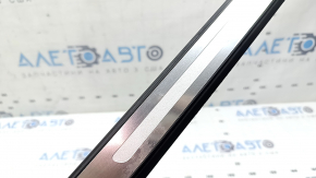 Outer front right threshold trim Audi A5 F5 17-25 5D black with chrome, scratches