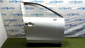 Bare front right door Toyota Venza 21-24 white 070, keyless, with lower trim, scratches