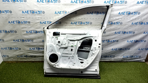 Bare front right door Toyota Venza 21-24 white 070, keyless, with lower trim, scratches