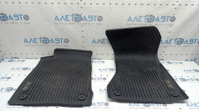 Set of 4 rubber floor mats for Audi A5 F5 18-25 5D black