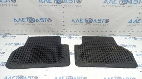 Set of 4 rubber floor mats for Audi A5 F5 18-25 5D black