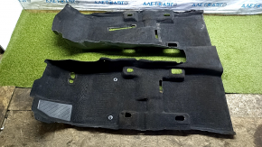 Front floor covering for Toyota Venza 21 - black, dry cleanable