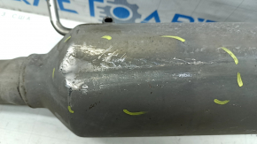 The intake pipe with the catalytic converter of Toyota Venza 21-22 is crushed