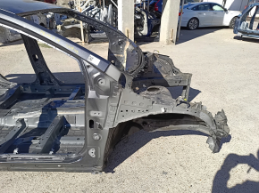 Front right quarter panel for Toyota Prius 50 Prime 17-22 on the body, graphite