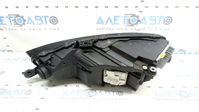 Front right headlight assembly Audi A5 F5 18-19 LED, LED turns yellow, scratches, needs polishing