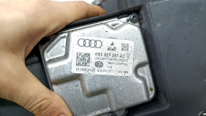 Front right headlight assembly Audi A5 F5 18-19 LED, LED turns yellow, scratches, needs polishing