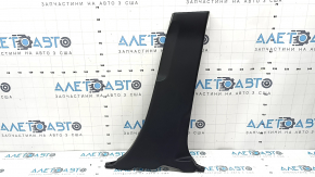 Subaru Forester 25-26 lower right center pillar trim, black, worn