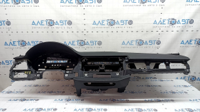 Torpedo front panel with AIRBAG Audi A5 F5 18-25 black, rusty squib