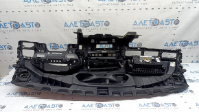 Torpedo front panel with AIRBAG Audi A5 F5 18-25 black, rusty squib