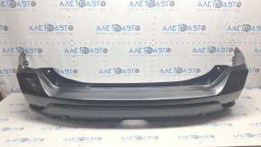 Bare rear bumper Nissan Rogue 17-20 without parking sensors, dents