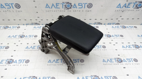 Armrest Audi A5 F5 18-19 black leather, with bracket, dents, needs cleaning