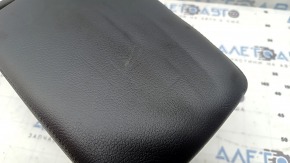 Armrest Audi A5 F5 18-19 black leather, with bracket, dents, needs cleaning